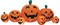 The Costume Center Lighted Pumpkin Patch Inflatable Halloween Yard Decoration - 8.5' - Orange